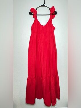 Universal Thread Red Tiered Maxi Dress